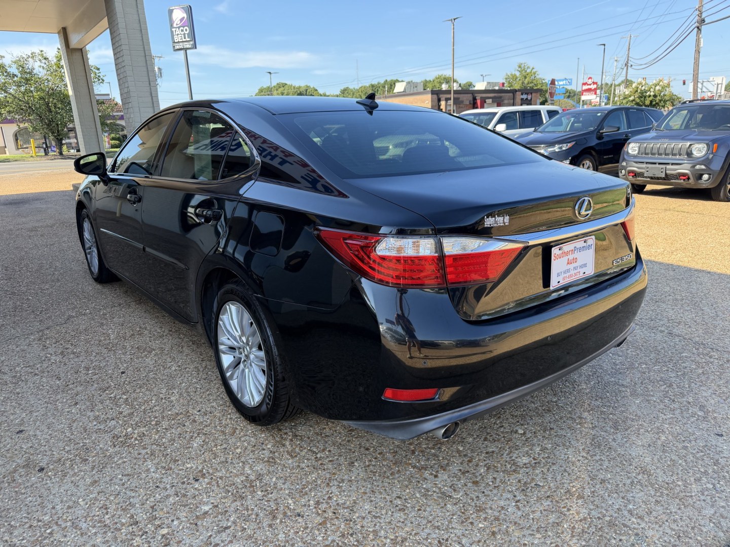 2014 BLACK LEXUS ES 350 BASE (JTHBK1GG8E2) , located at 922 W. Beacon St., Philadelphia, MS, 39350, (601) 650-3675, 32.770447, -89.127151- Photo#3