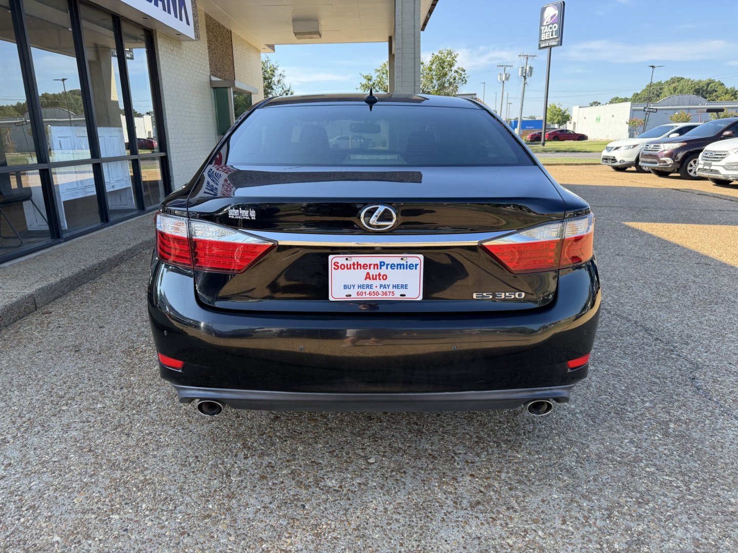 2014 BLACK LEXUS ES 350 BASE (JTHBK1GG8E2) , located at 922 W. Beacon St., Philadelphia, MS, 39350, (601) 650-3675, 32.770447, -89.127151- Photo#4