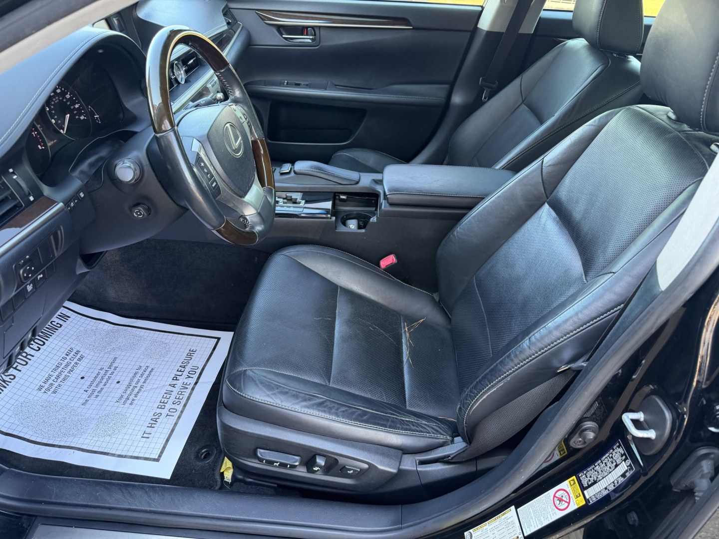 2014 BLACK LEXUS ES 350 BASE (JTHBK1GG8E2) , located at 922 W. Beacon St., Philadelphia, MS, 39350, (601) 650-3675, 32.770447, -89.127151- Photo#9