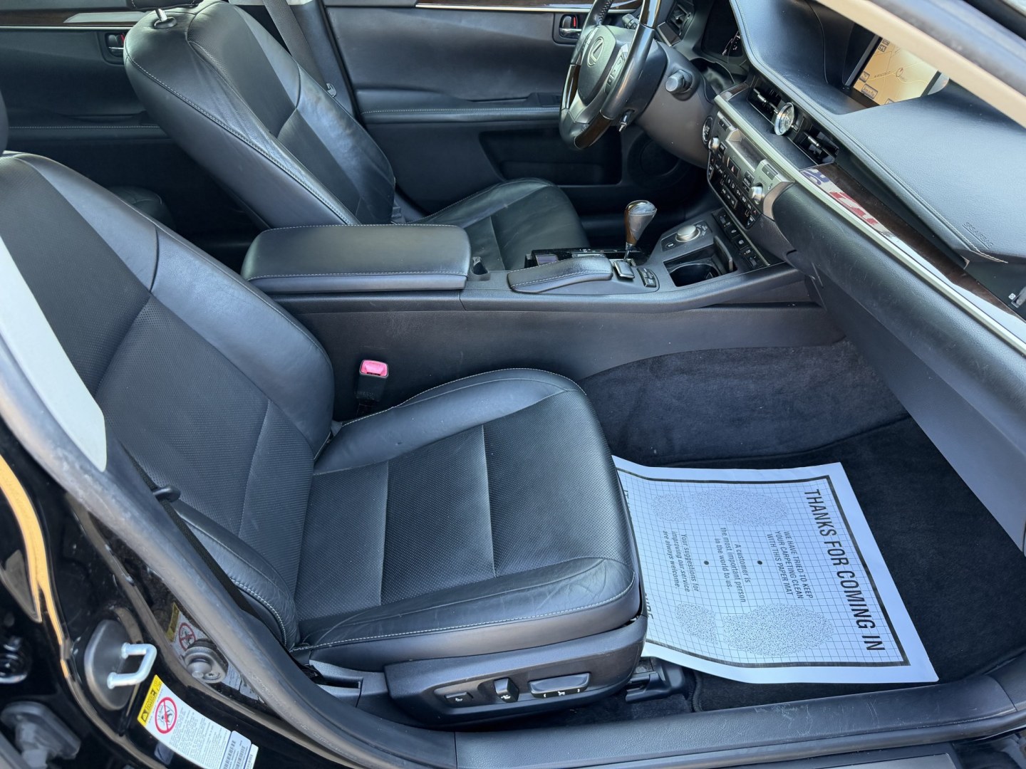 2014 BLACK LEXUS ES 350 BASE (JTHBK1GG8E2) , located at 922 W. Beacon St., Philadelphia, MS, 39350, (601) 650-3675, 32.770447, -89.127151- Photo#10