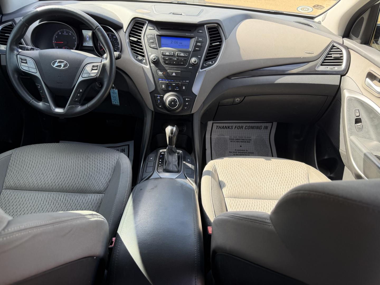 2013 WHITE HYUNDAI SANTA FE GLS (KM8SM4HF4DU) , located at 922 W. Beacon St., Philadelphia, MS, 39350, (601) 650-3675, 32.770447, -89.127151- Photo#16
