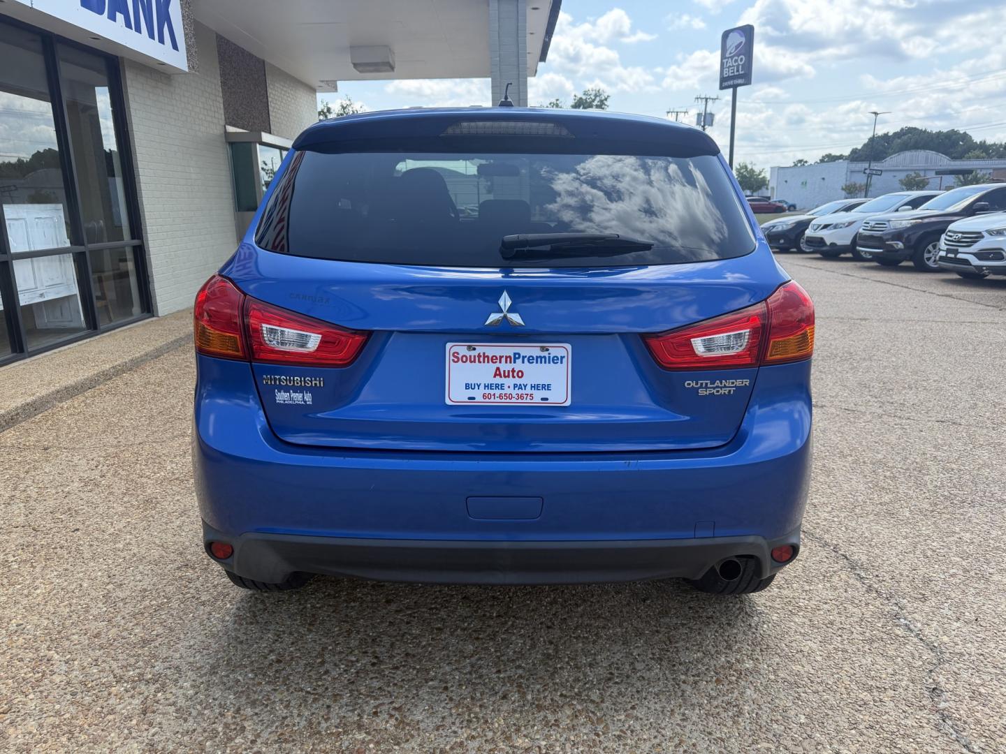 2015 BLUE MITSUBISHI OUTLANDER SPORT ES (4A4AP3AU0FE) , located at 922 W. Beacon St., Philadelphia, MS, 39350, (601) 650-3675, 32.770447, -89.127151- Photo#4