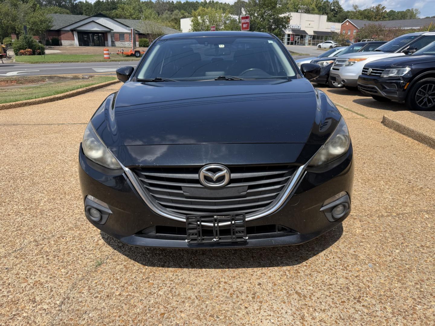 2016 BLACK MAZDA MAZDA3 I TOURING (JM1BM1V71G1) , located at 922 W. Beacon St., Philadelphia, MS, 39350, (601) 650-3675, 32.770447, -89.127151- Photo#1