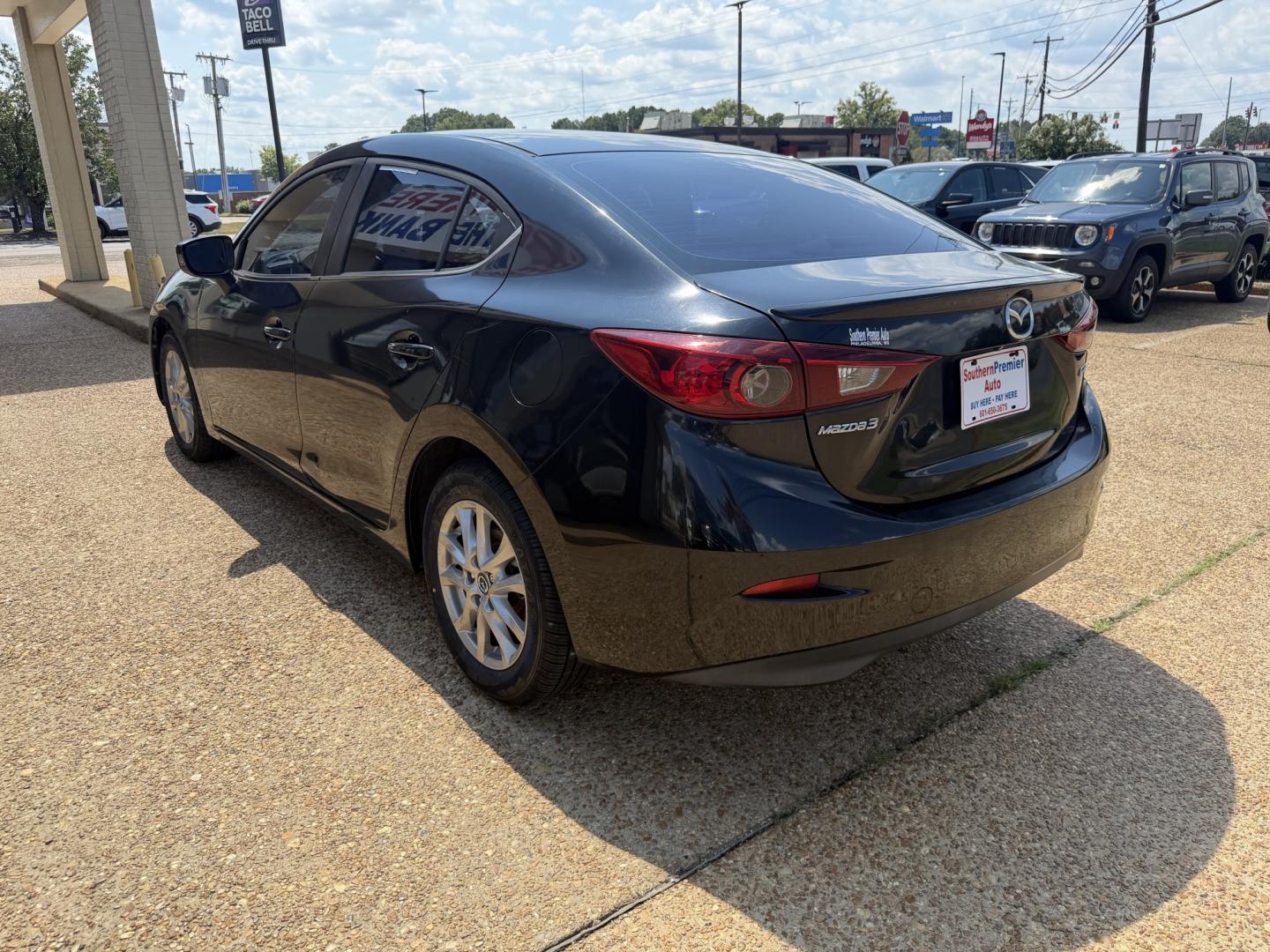 2016 BLACK MAZDA MAZDA3 I TOURING (JM1BM1V71G1) , located at 922 W. Beacon St., Philadelphia, MS, 39350, (601) 650-3675, 32.770447, -89.127151- Photo#3