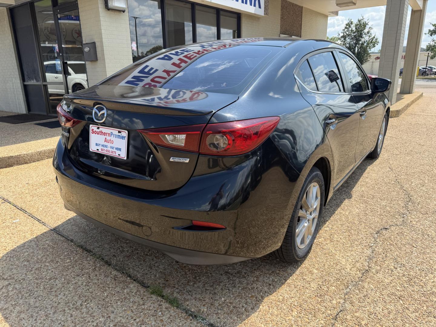 2016 BLACK MAZDA MAZDA3 I TOURING (JM1BM1V71G1) , located at 922 W. Beacon St., Philadelphia, MS, 39350, (601) 650-3675, 32.770447, -89.127151- Photo#5