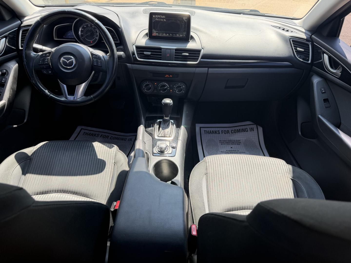 2016 BLACK MAZDA MAZDA3 I TOURING (JM1BM1V71G1) , located at 922 W. Beacon St., Philadelphia, MS, 39350, (601) 650-3675, 32.770447, -89.127151- Photo#16