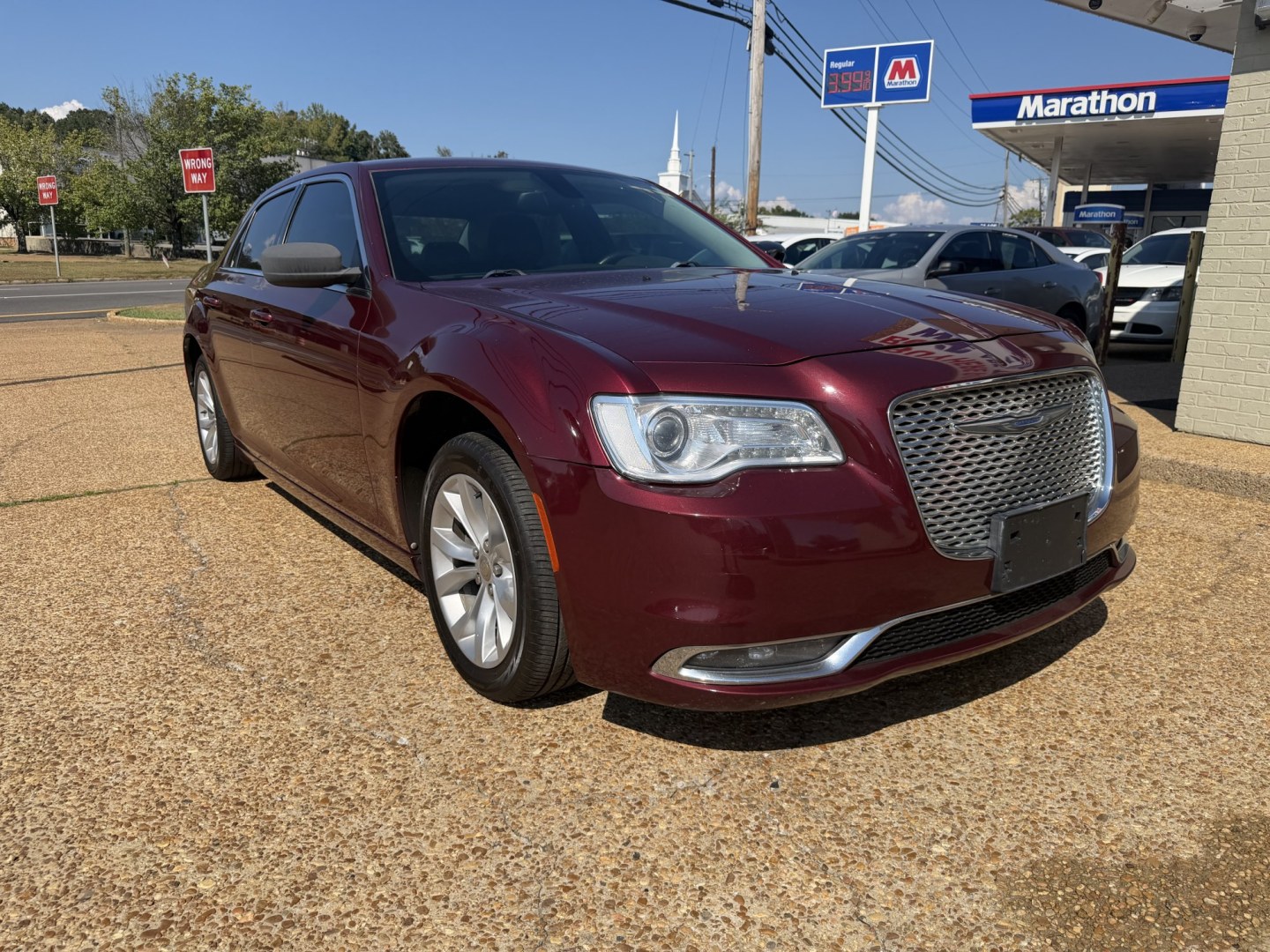 2015 RED CHRYSLER 300 LIMITED (2C3CCAAG9FH) , located at 922 W. Beacon St., Philadelphia, MS, 39350, (601) 650-3675, 32.770447, -89.127151- Photo#0