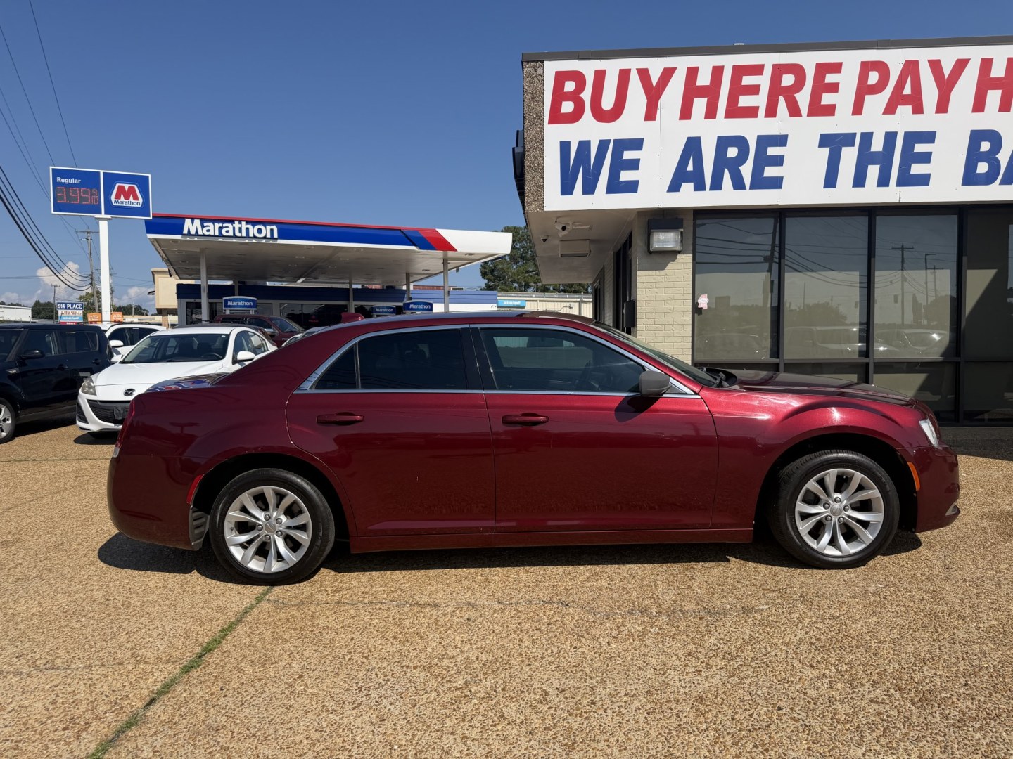 2015 RED CHRYSLER 300 LIMITED (2C3CCAAG9FH) , located at 922 W. Beacon St., Philadelphia, MS, 39350, (601) 650-3675, 32.770447, -89.127151- Photo#6