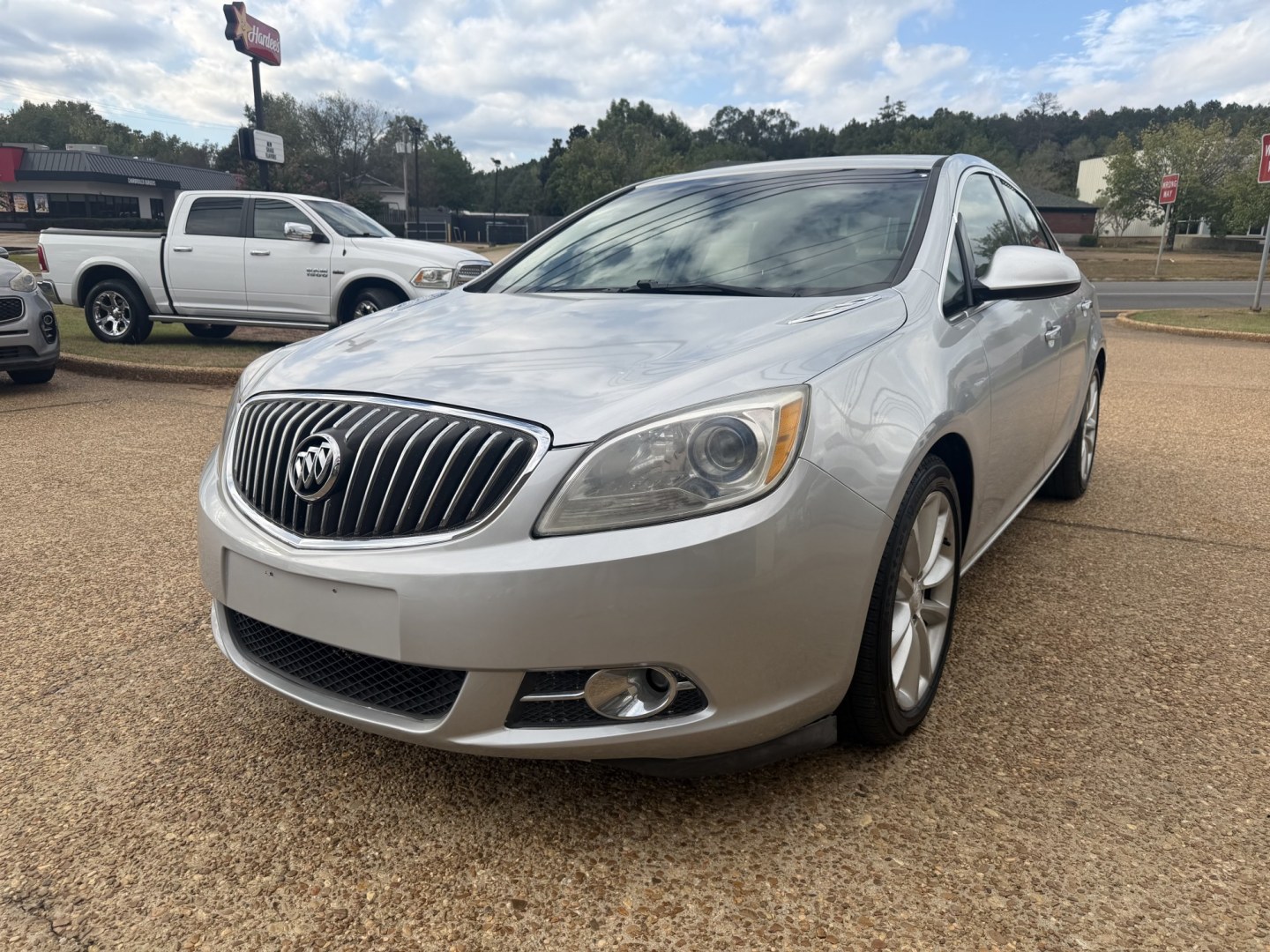 2012 SILVER BUICK VERANO LEATHER (1G4PS5SKXC4) , located at 922 W. Beacon St., Philadelphia, MS, 39350, (601) 650-3675, 32.770447, -89.127151- Photo#2