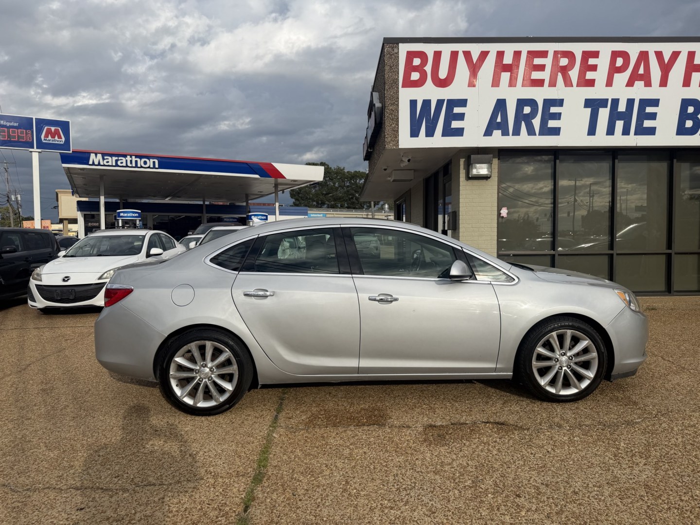 2012 SILVER BUICK VERANO LEATHER (1G4PS5SKXC4) , located at 922 W. Beacon St., Philadelphia, MS, 39350, (601) 650-3675, 32.770447, -89.127151- Photo#6