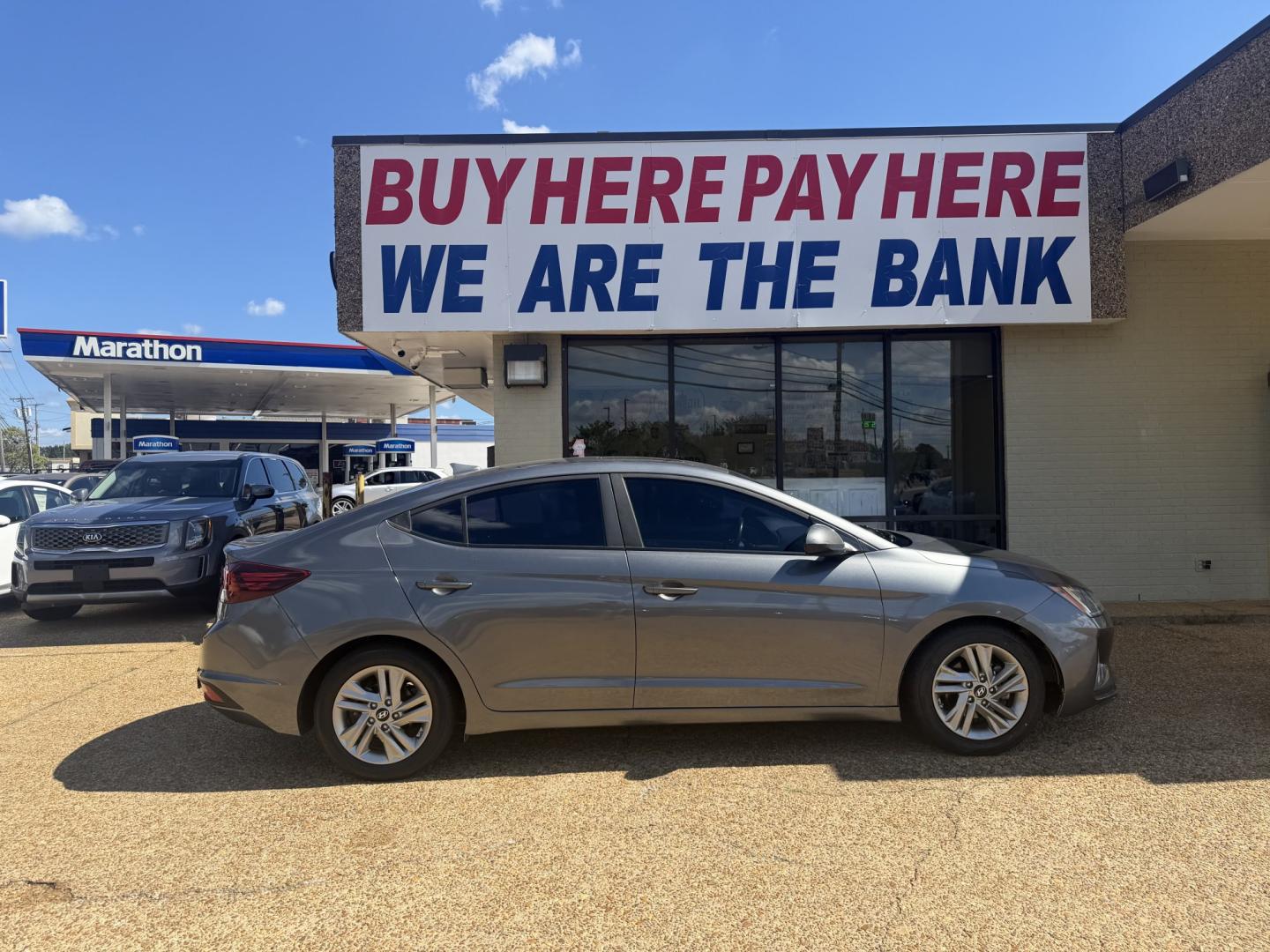 2019 GRAY HYUNDAI ELANTRA VE (5NPD84LF2KH) , located at 922 W. Beacon St., Philadelphia, MS, 39350, (601) 650-3675, 32.770447, -89.127151- Photo#6