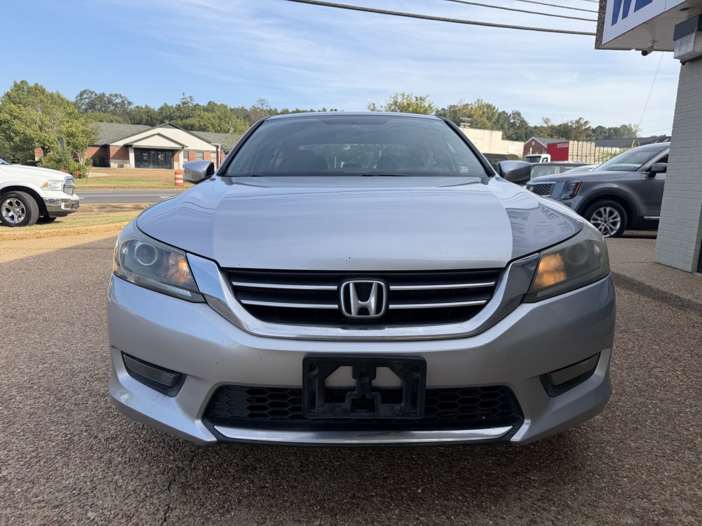 2014 SILVER HONDA ACCORD SPORT (1HGCR2F55EA) , located at 922 W. Beacon St., Philadelphia, MS, 39350, (601) 650-3675, 32.770447, -89.127151- Photo#1