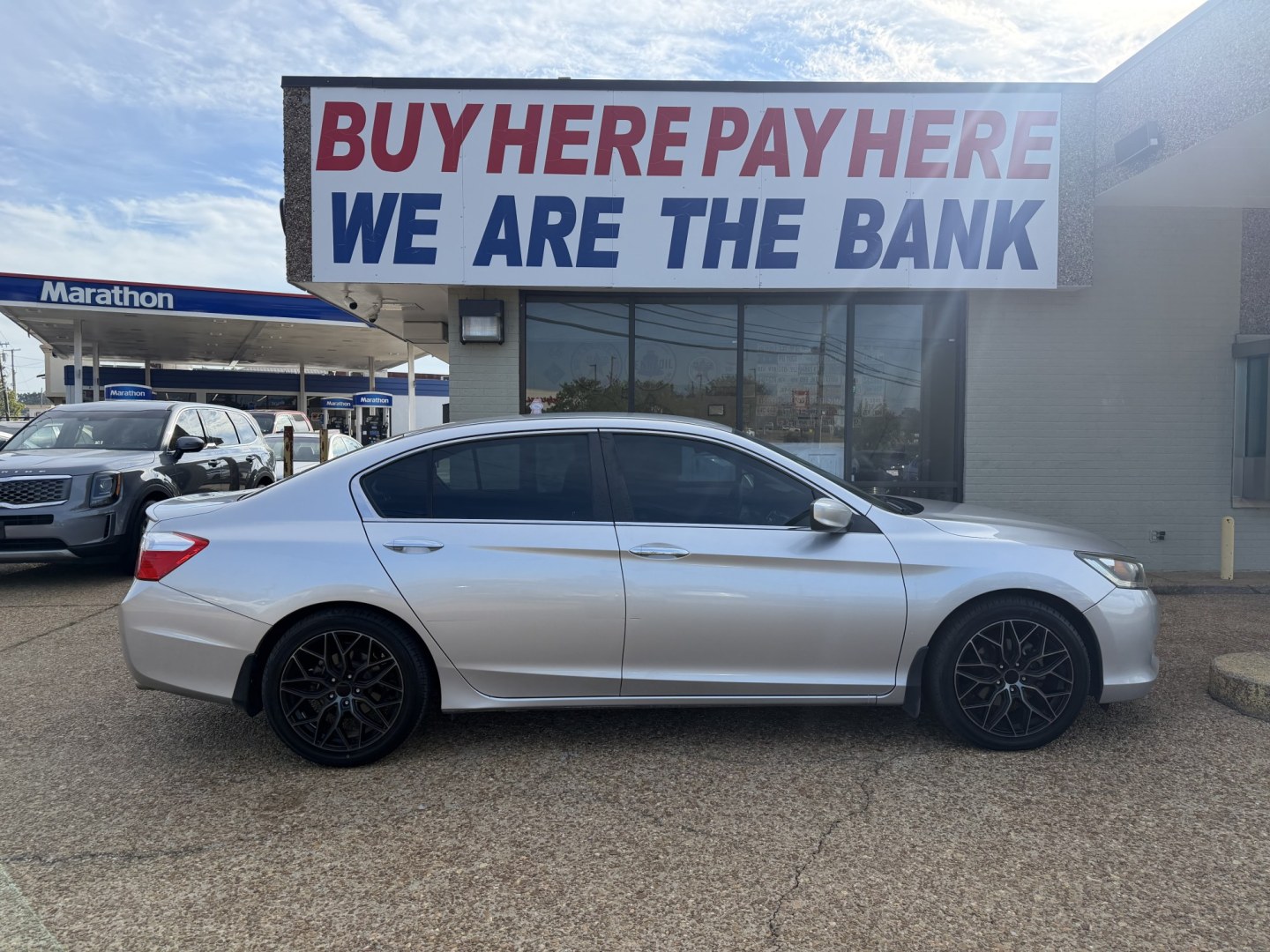 2014 SILVER HONDA ACCORD SPORT (1HGCR2F55EA) , located at 922 W. Beacon St., Philadelphia, MS, 39350, (601) 650-3675, 32.770447, -89.127151- Photo#6
