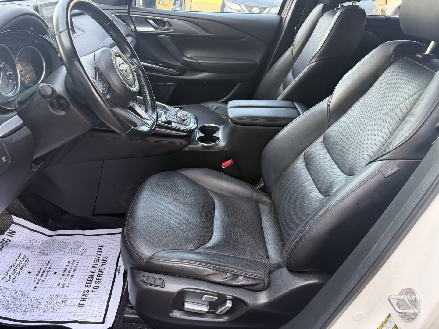2016 WHITE MAZDA CX-9 GRAND TOURING (JM3TCADY6G0) , located at 922 W. Beacon St., Philadelphia, MS, 39350, (601) 650-3675, 32.770447, -89.127151- Photo#9
