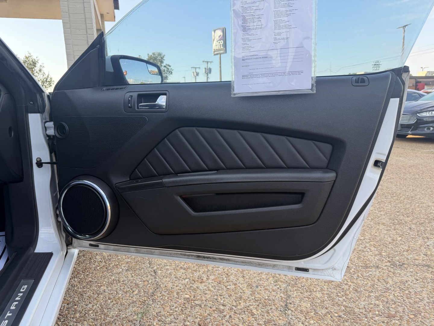2014 WHITE FORD MUSTANG BASE (1ZVBP8AM4E5) , located at 922 W. Beacon St., Philadelphia, MS, 39350, (601) 650-3675, 32.770447, -89.127151- Photo#13