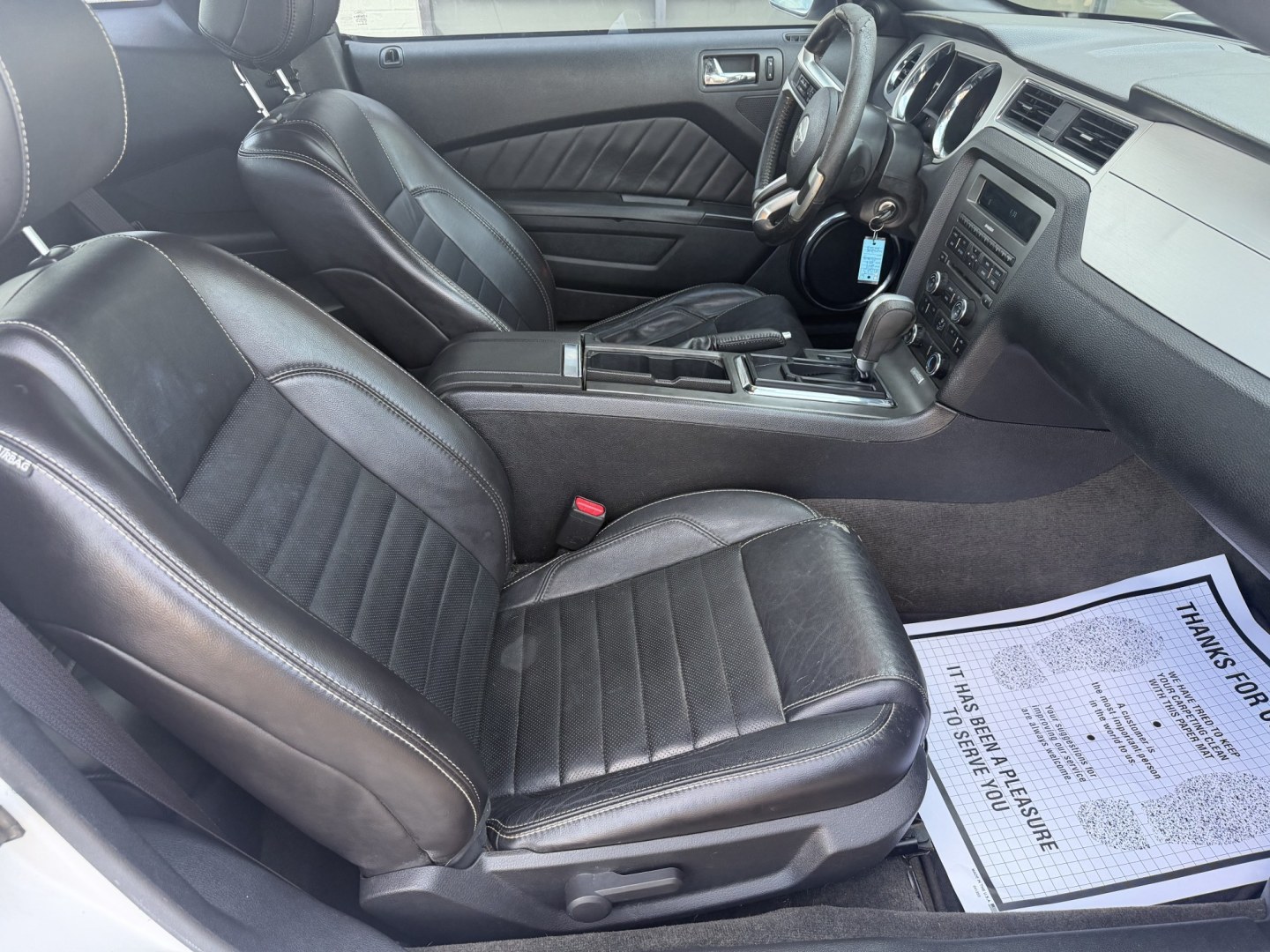 2014 WHITE FORD MUSTANG BASE (1ZVBP8AM4E5) , located at 922 W. Beacon St., Philadelphia, MS, 39350, (601) 650-3675, 32.770447, -89.127151- Photo#12