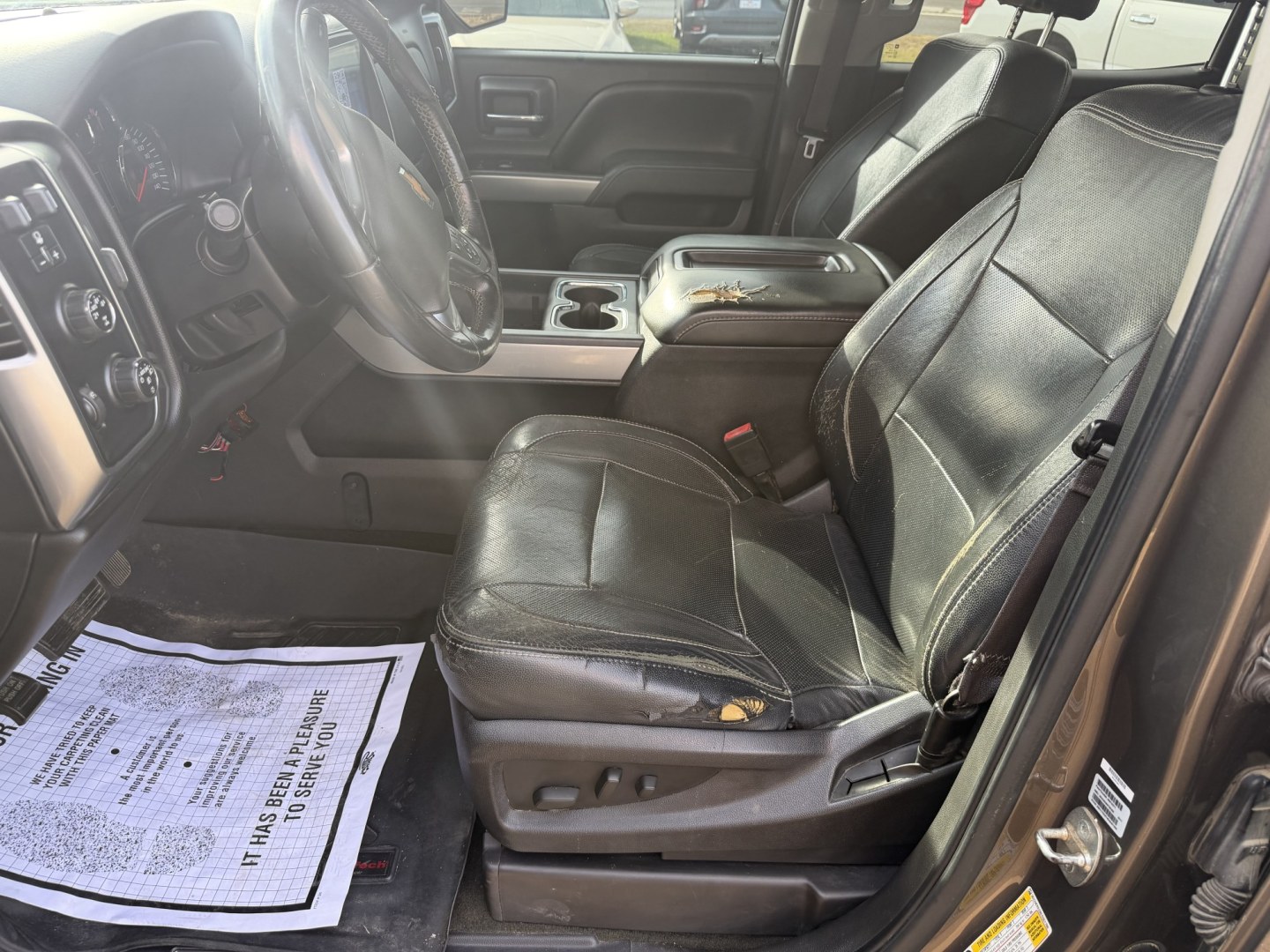 2014 BROWN CHEVROLET SILVERADO LT (3GCUKREC0EG) , located at 922 W. Beacon St., Philadelphia, MS, 39350, (601) 650-3675, 32.770447, -89.127151- Photo#9