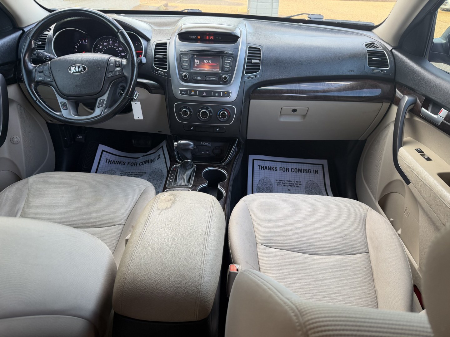 2015 BURGUNDY KIA SORENTO LX (5XYKT4A62FG) , located at 922 W. Beacon St., Philadelphia, MS, 39350, (601) 650-3675, 32.770447, -89.127151- Photo#16