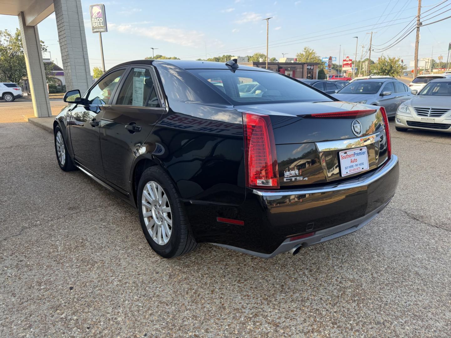 2012 BLACK CADILLAC CTS BASE (1G6DC5E56C0) , located at 922 W. Beacon St., Philadelphia, MS, 39350, (601) 650-3675, 32.770447, -89.127151- Photo#3