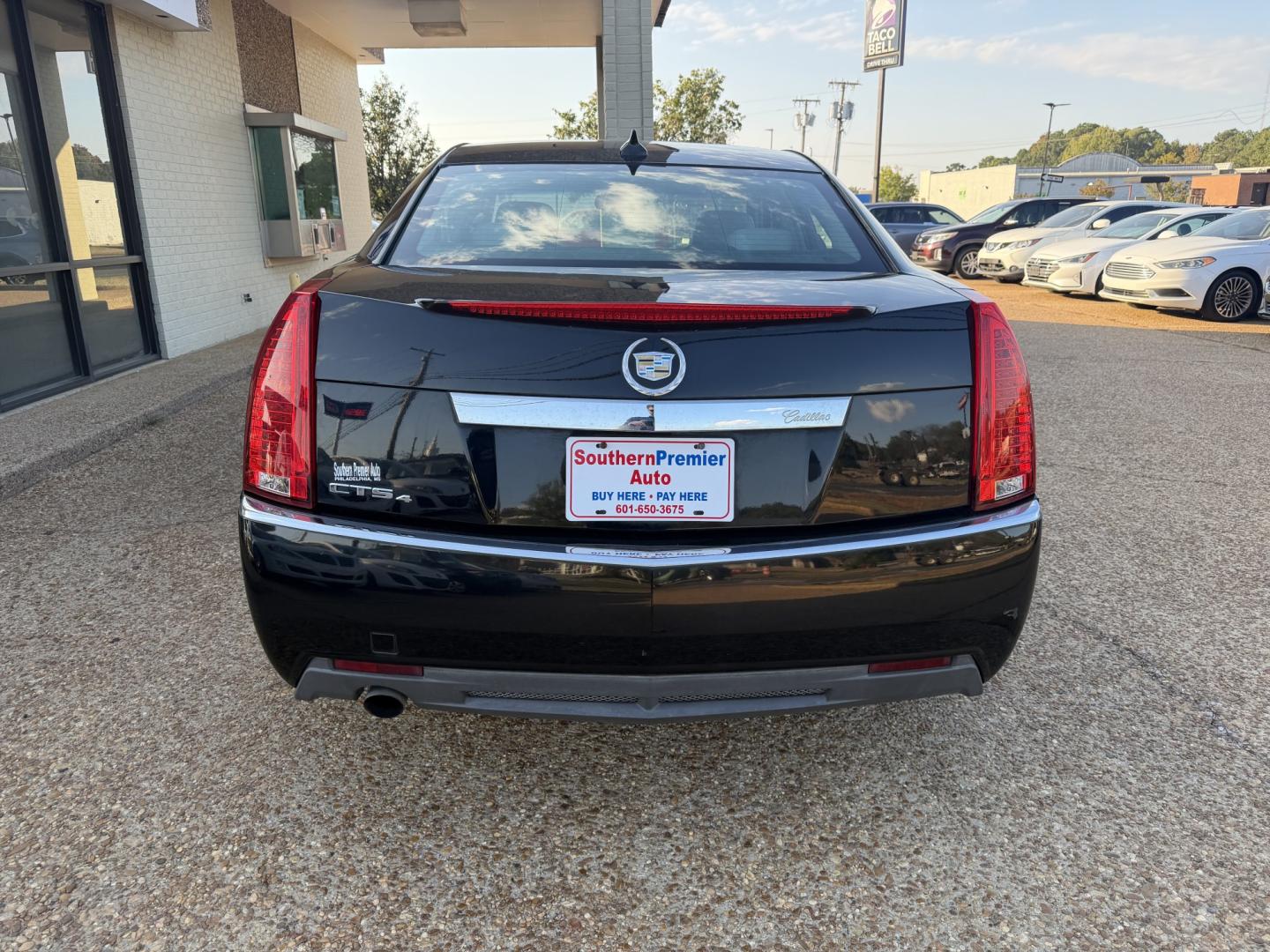 2012 BLACK CADILLAC CTS BASE (1G6DC5E56C0) , located at 922 W. Beacon St., Philadelphia, MS, 39350, (601) 650-3675, 32.770447, -89.127151- Photo#4