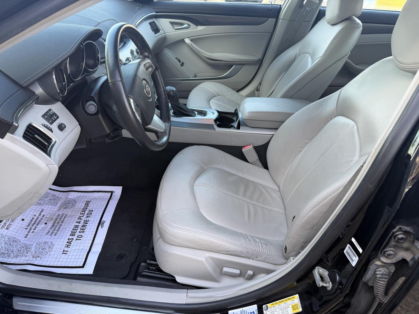 2012 BLACK CADILLAC CTS BASE (1G6DC5E56C0) , located at 922 W. Beacon St., Philadelphia, MS, 39350, (601) 650-3675, 32.770447, -89.127151- Photo#9