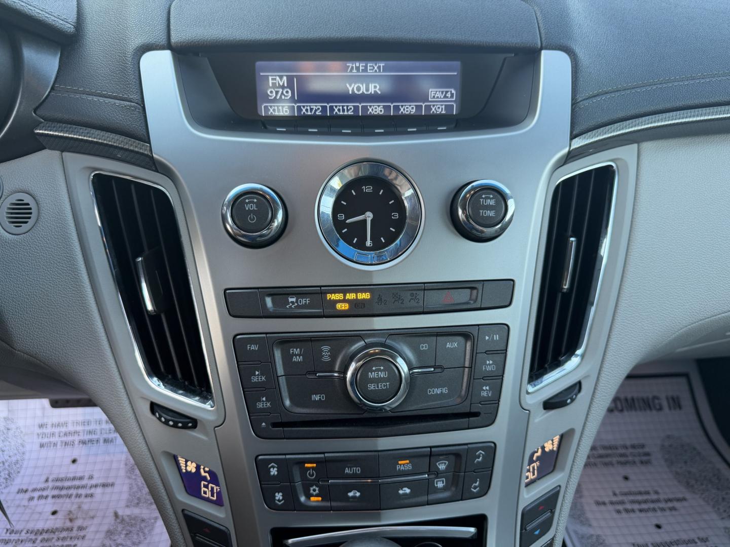 2012 BLACK CADILLAC CTS BASE (1G6DC5E56C0) , located at 922 W. Beacon St., Philadelphia, MS, 39350, (601) 650-3675, 32.770447, -89.127151- Photo#17