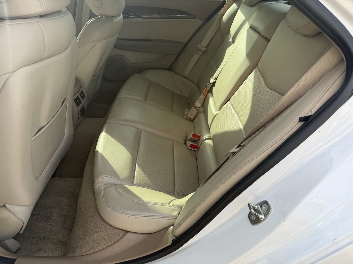 2015 WHITE CADILLAC ATS LUXURY (1G6AH5RX9F0) , located at 922 W. Beacon St., Philadelphia, MS, 39350, (601) 650-3675, 32.770447, -89.127151- Photo#13