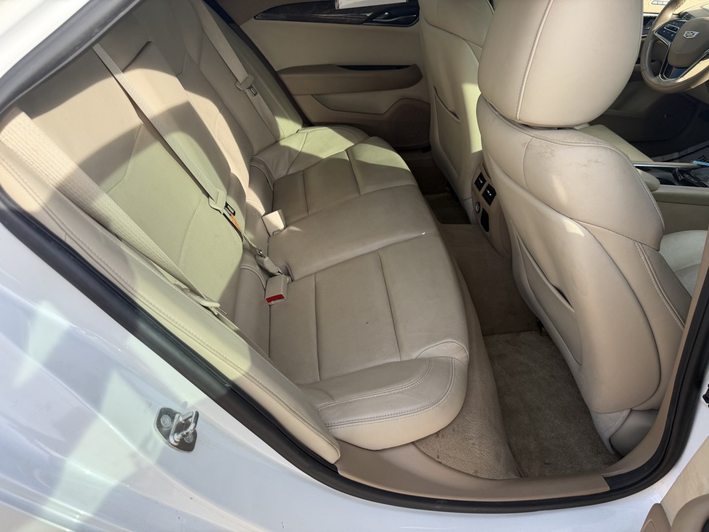 2015 WHITE CADILLAC ATS LUXURY (1G6AH5RX9F0) , located at 922 W. Beacon St., Philadelphia, MS, 39350, (601) 650-3675, 32.770447, -89.127151- Photo#14